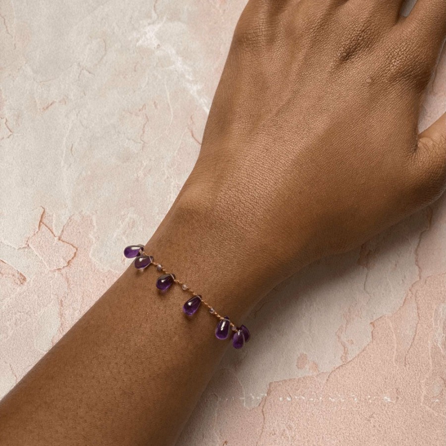 Mode Femme Ivarene Ivarene | Ivarene - Bracelet Niilo - Violet