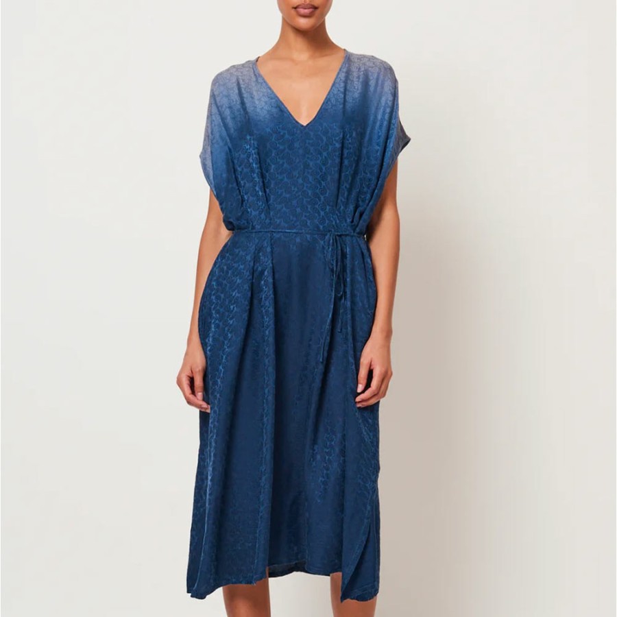 Mode Femme Raquel Allegra Robes | Raquel Allegra - Robe Voda - Bleu