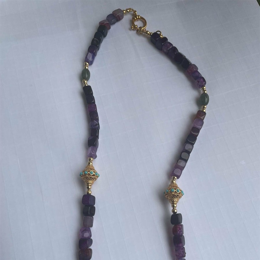 Mode Femme JUHU Colliers | Juhu - Collier Ness - Violet