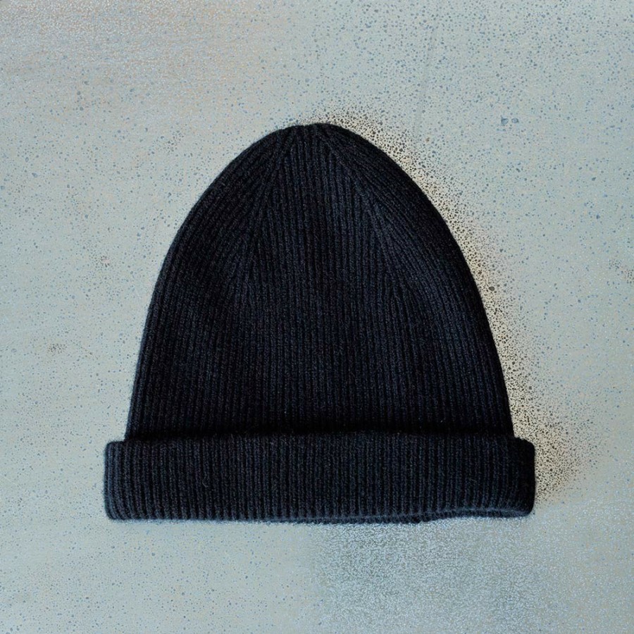 Mode Homme MERCI Bonnets | Merci - Bonnet En Cachemire - Noir