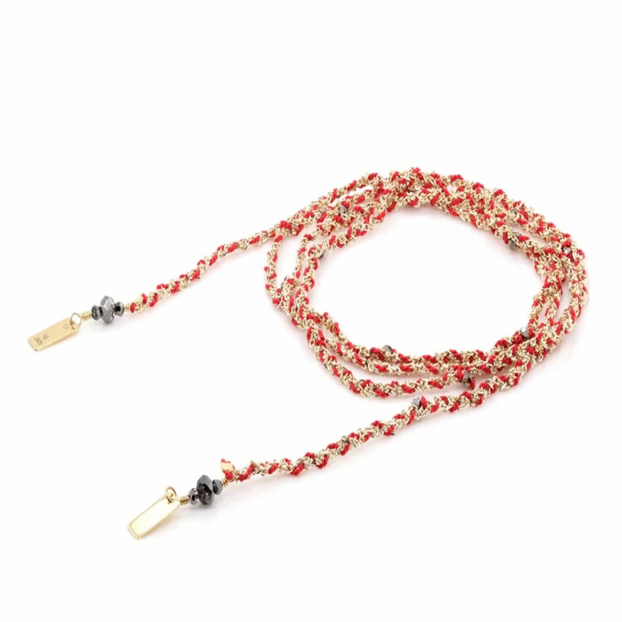 Mode Femme MARIE LAURE CHAMOREL Colliers | Marie Laure Chamorel - Collier N°182 - Gold Red