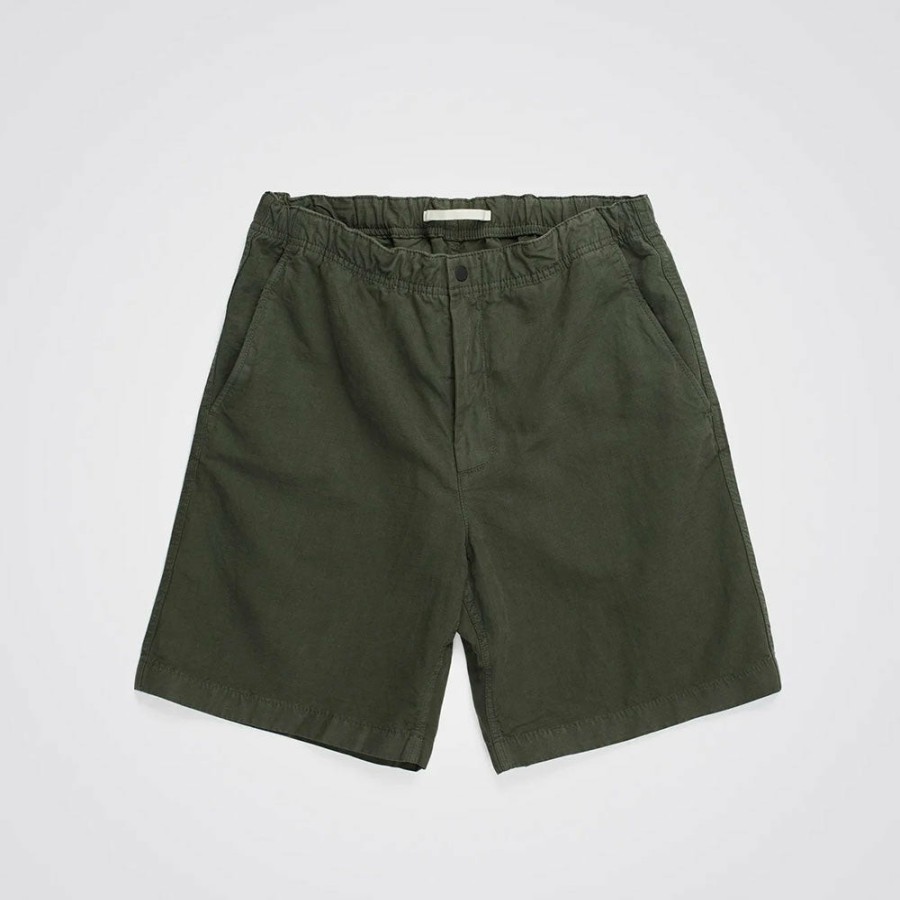 Mode Homme Norse Projects Shorts | Norse Projects - Short Ezra Relaxed - Vert