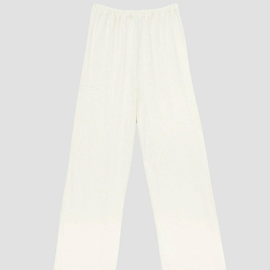 Mode Femme BASERANGE Pantalons | Baserange - Pantalon Domond - Blanc