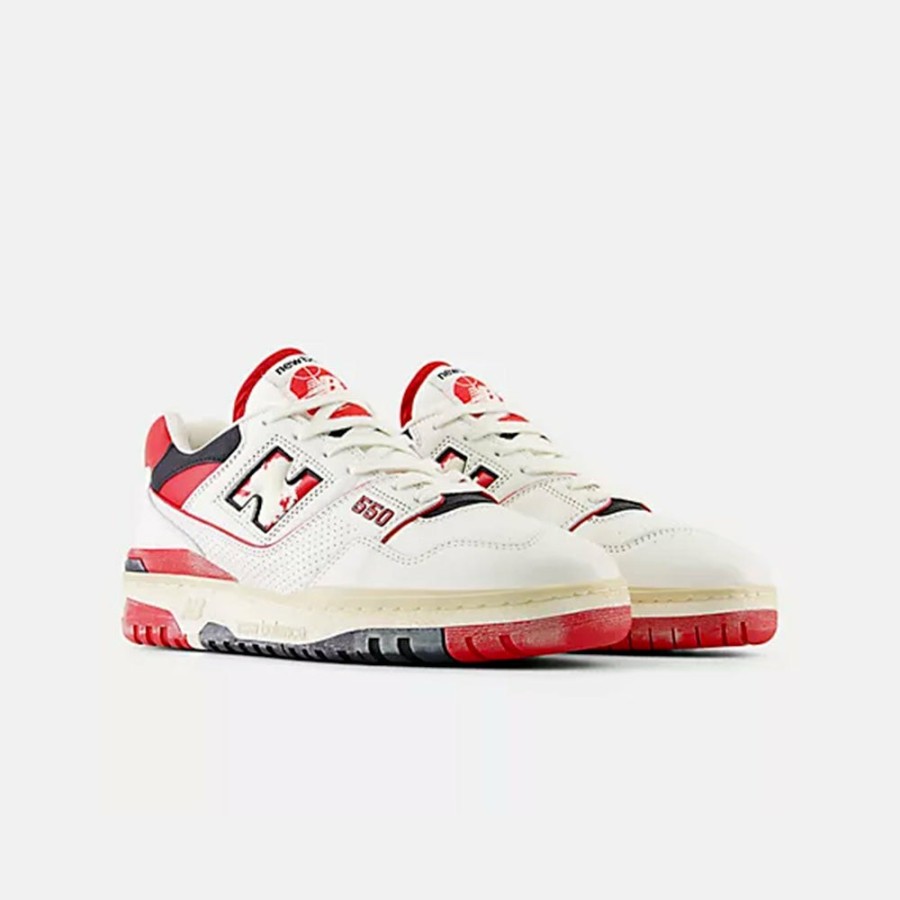 Mode Femme New Balance Baskets | New Balance - Baskets 550 - Rouge