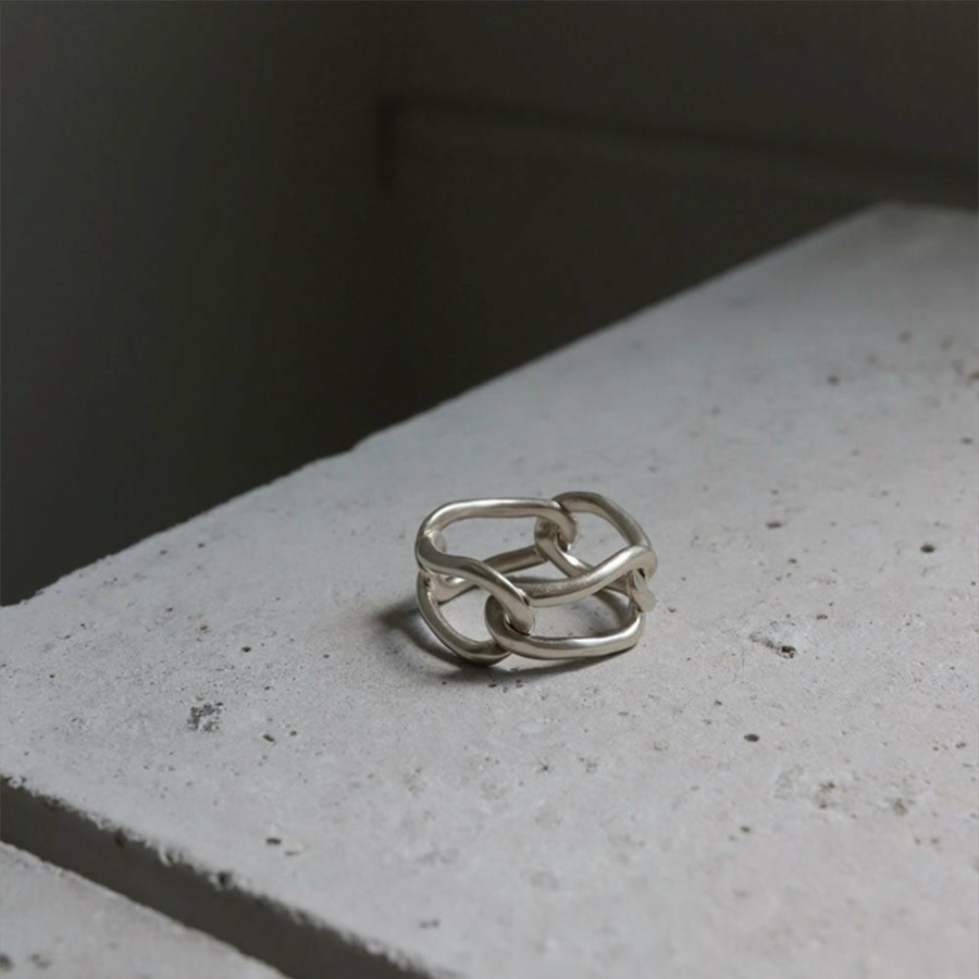 Mode Femme TEN Bagues | Ten - Bague Fate - Argent