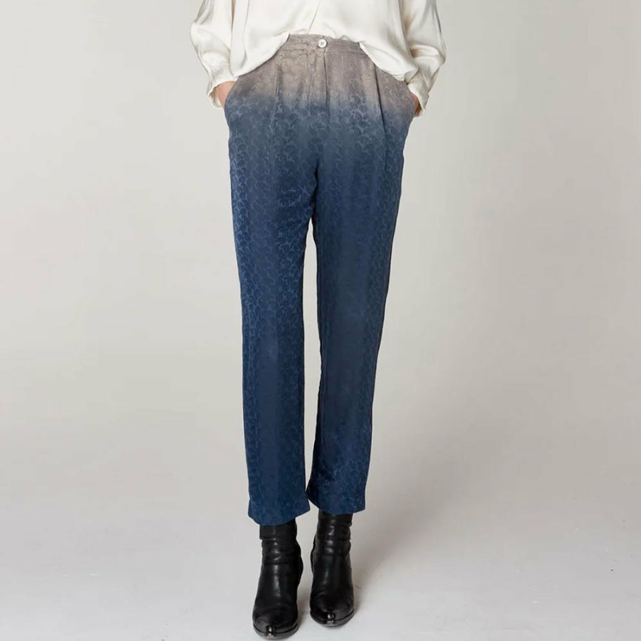 Mode Femme Raquel Allegra Pantalons | Raquel Allegra - Pantalon Bianca - Bleu