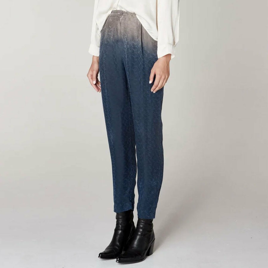 Mode Femme Raquel Allegra Pantalons | Raquel Allegra - Pantalon Bianca - Bleu