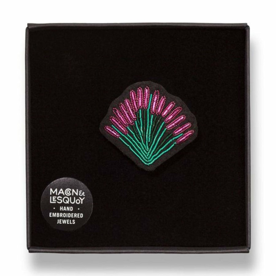 Mode Femme MACON u0026 LESQUOY Broches | Macon & Lesquoy - Broche - Lavande