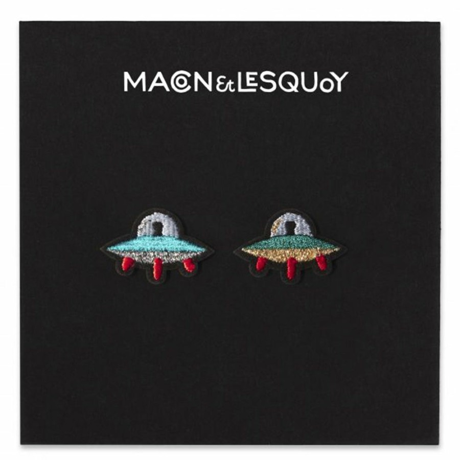 Mode Femme MACON u0026 LESQUOY Broches | Macon & Lesquoy - Ecusson Thermocollant - Soucoupe