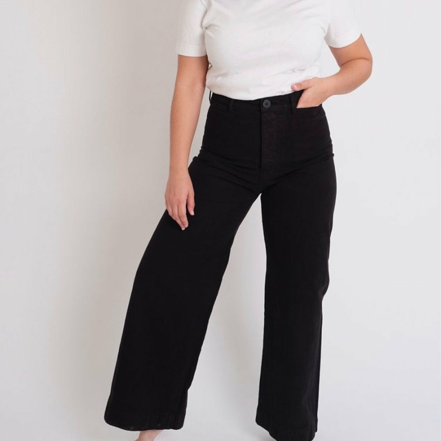 Mode Femme Jesse Kamm Pantalons | Jesse Kamm - Pantalon Sailor - Noir