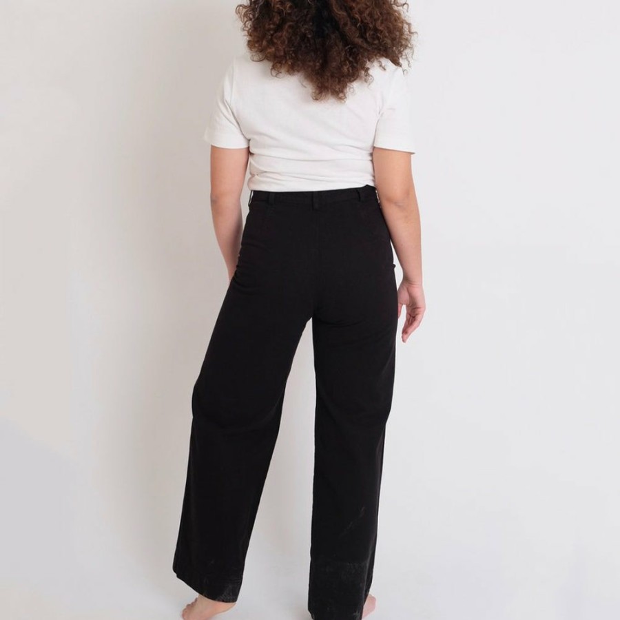 Mode Femme Jesse Kamm Pantalons | Jesse Kamm - Pantalon Sailor - Noir