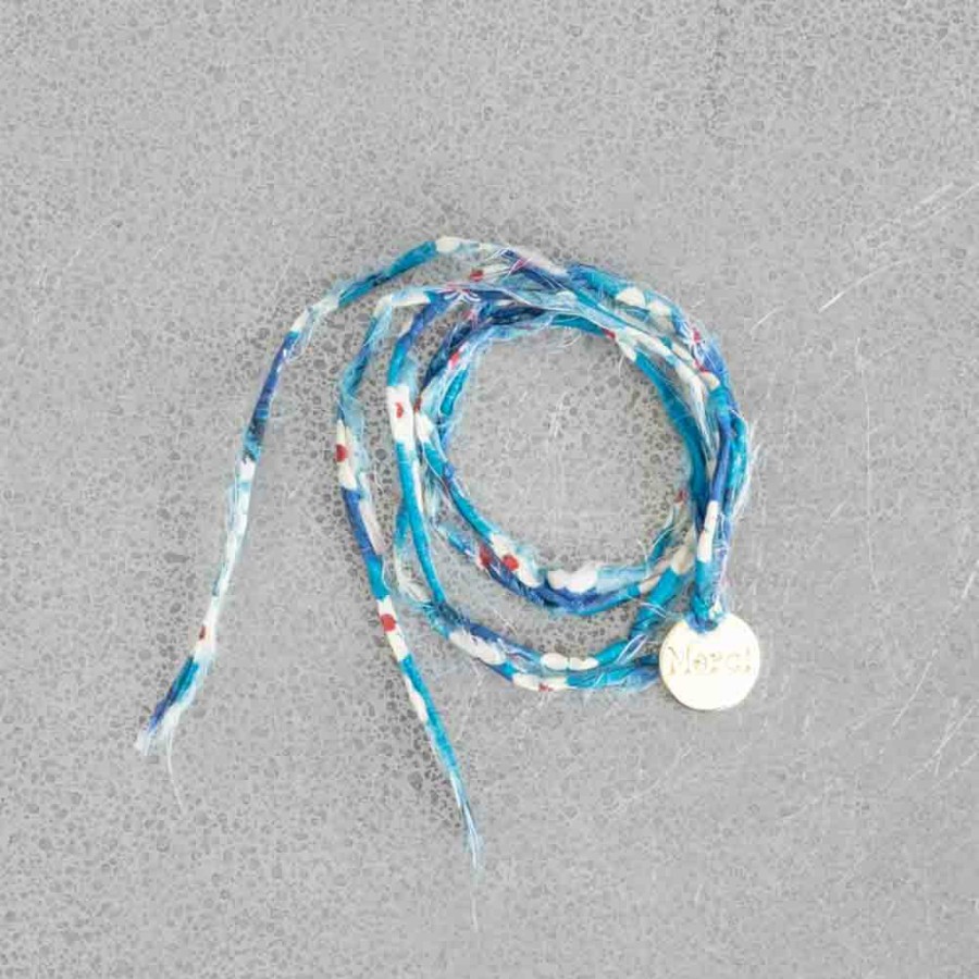 Mode Femme MERCI CAT BASTILLE Bracelets Merci | Merci - Medaille Liberty - Bleu